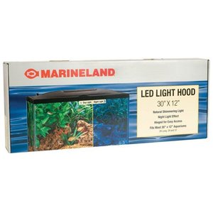 lot 61519 image: Marineland LED Light Hood for Aquariums Day & Night Light 30x12