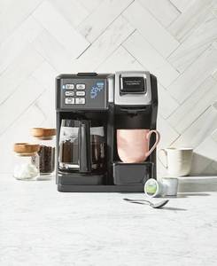 lot 61528 image: Hamilton Beach FlexBrew 2-Way Coffee Maker