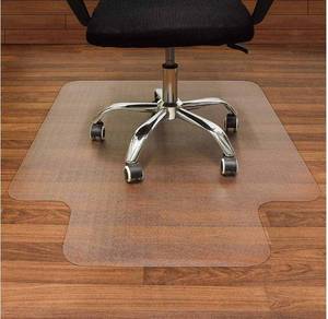 lot 68021 image: AiBOB Office Chair Mat for Hardwood Floors, 36 X 48 in, Heavy Duty Floor Mats for Computer Desk, Easy Glide for Chairs, Flat Without Curling