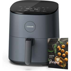 lot 68502 image: Cosori Pro LE 5.0-Quart Air Fryer 9-in-1 Airfryer Compact Oilless Small Oven Dishwasher-Safe Tempered Glass Display Nonstick Basket Quiet Fit for 2-4 People Dark Grey,Retail $100