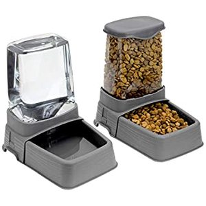 lot 71967 image: SportPet Food Bowls_Raised Stainless Steel Bowl_Gravity Feeder and Waterer (B08V3VDYMZ)
