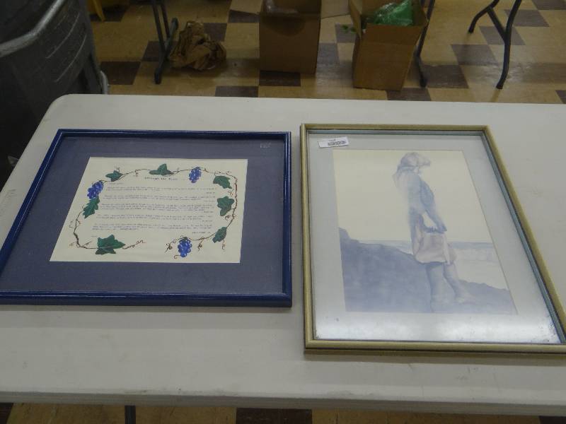 lot 1223 image: 2 Framed prints.