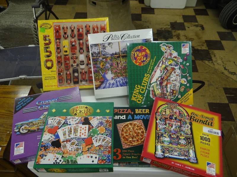 lot 1245 image: Lot of 7 puzzles.