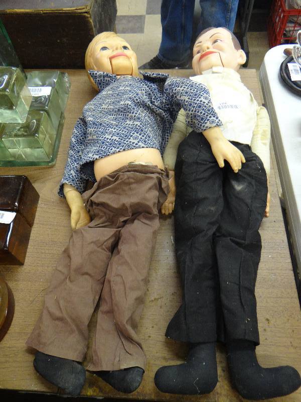 lot 1388 image: 2 - vintage vintriloquist dummies.