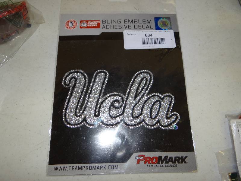 lot 634 image: UCLA bling emblem adhesive decal.