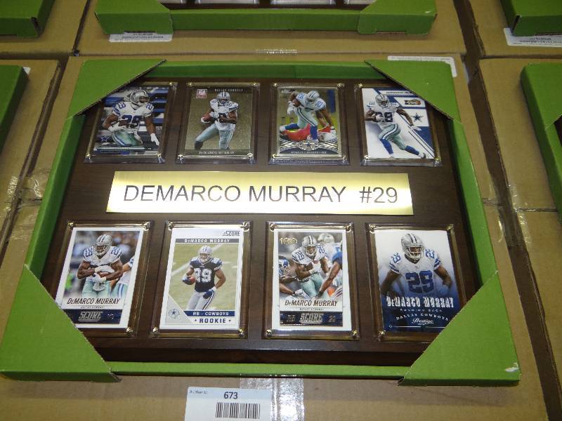 lot 673 image: #29 Demauco Murray 8 Card wall display.