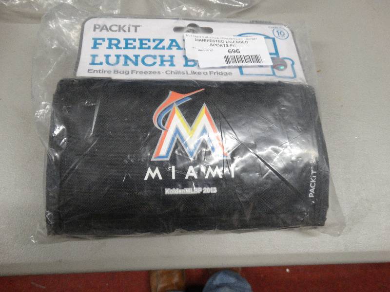 lot 696 image: Miami freezable lunch bag.
