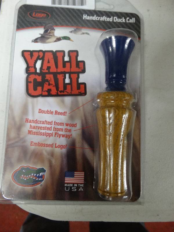 lot 707 image: Florida gators wood duck call.