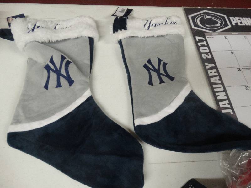 lot 725 image: 2 New York Yankees stocking.