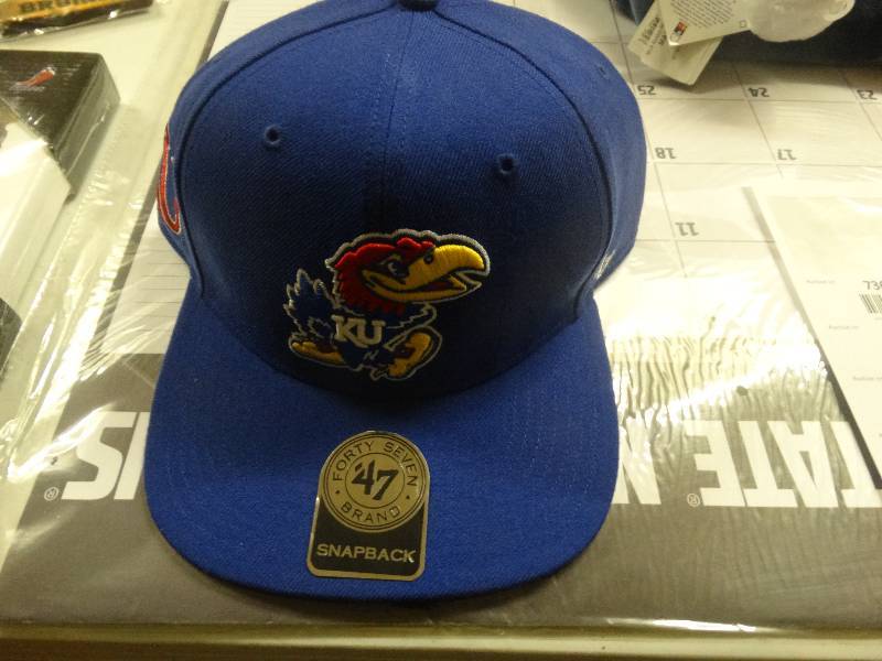 lot 734 image: KU ball cap adjustable.