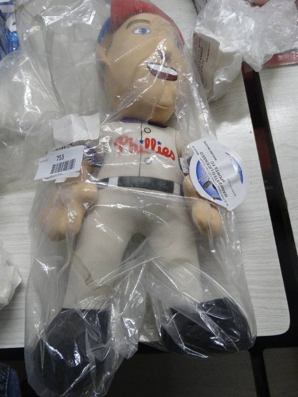 lot 753 image: Phillips cliff lee 14 plush doll.