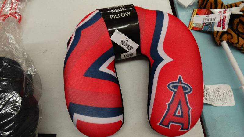 lot 801 image: Los Angeles Angels travel neck pillow.