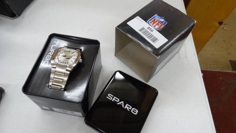 lot 856 image: Saint Lewis rams turbo watch.