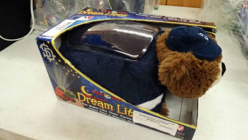 lot 867 image: San Diego padres pillow pet.