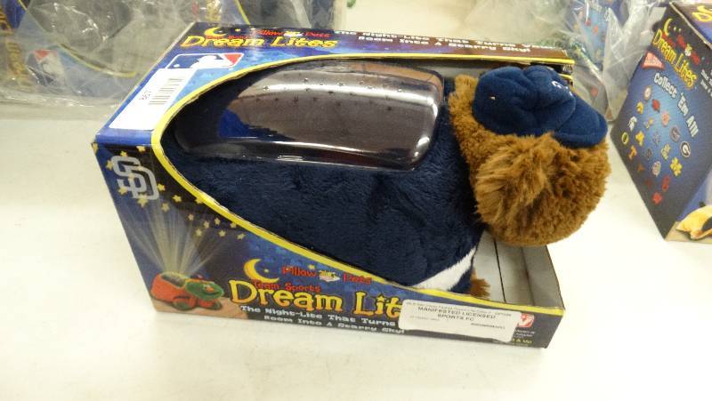 lot 868 image: San Diego padres pillow pet.