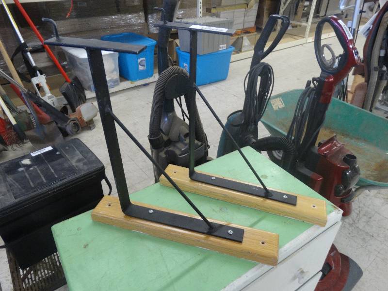 lot 1764 image: Pair of wall mounts.