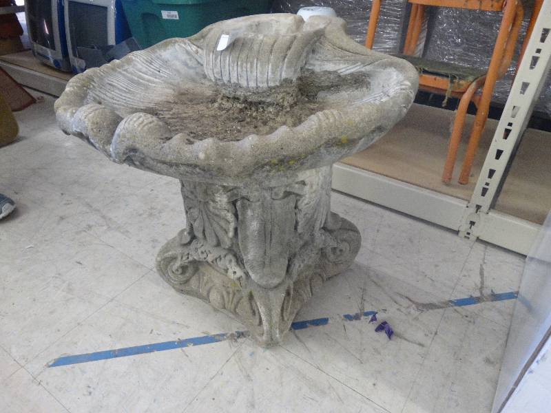 lot 1848 image: Small cement fountain.