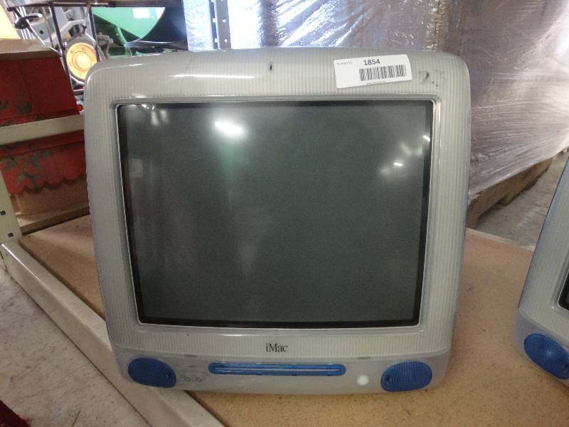 lot 1854 image: imac computer. works, needs power cord.
