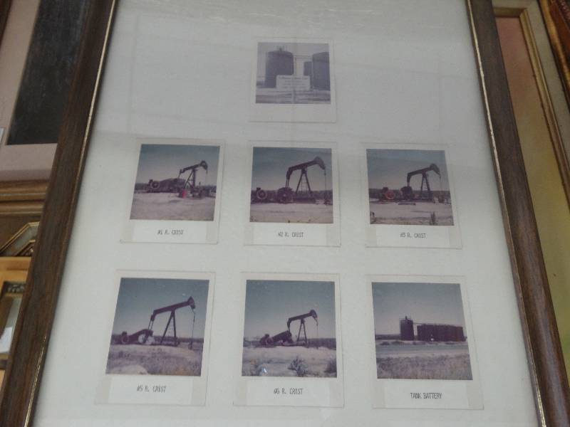 lot 1863 image: Framed wall art.