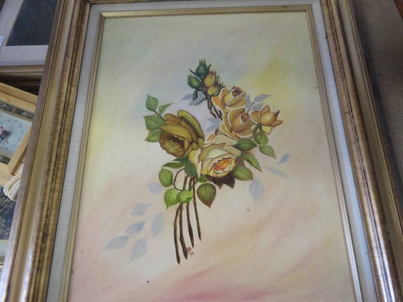 lot 1865 image: Framed wall art.