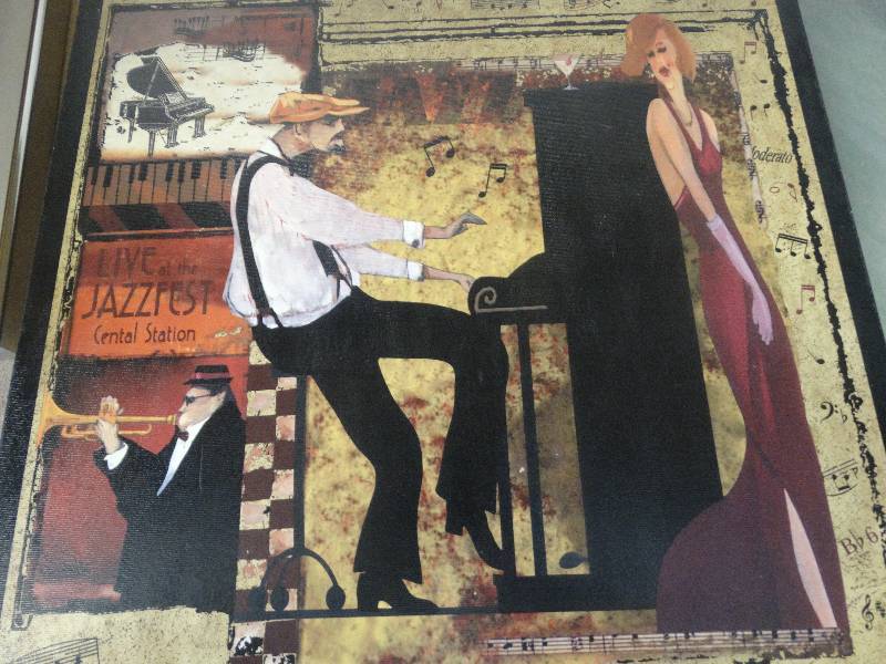 lot 1872 image: Framed wall art.