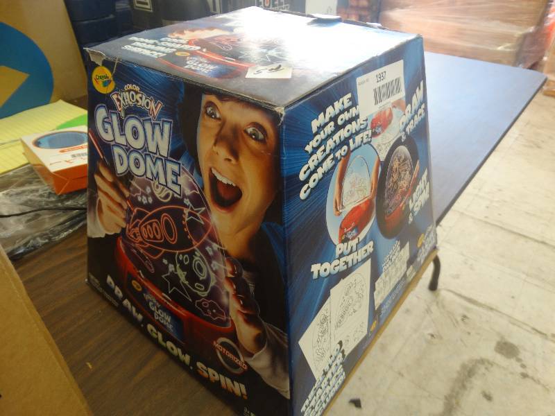 lot 1937 image: Crayola color explosion glow dome.