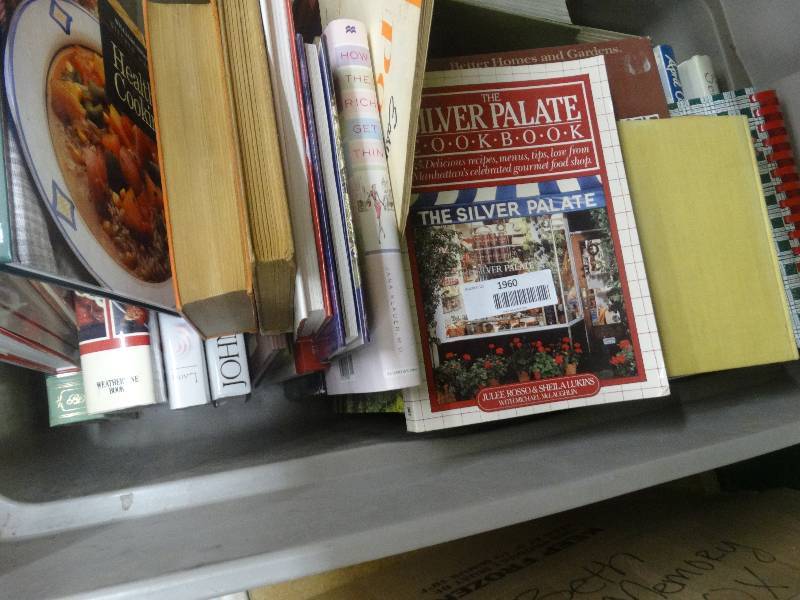 lot 1960 image: Tote of various books. tote excluded.