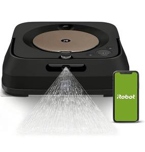 lot 3171 image: iRobot Braava jet m6 Ultimate Robot Mop- Wi-Fi Connected, Precision Jet Spray, Smart Mapping, Works with Alexa, Ideal for Multiple Rooms, Recharges and Resumes, Black