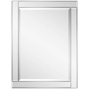 lot 3189 image: Empire Art Direct Moderno Beveled Rectangle Wall Mirror, 40 x 30 x 1.18