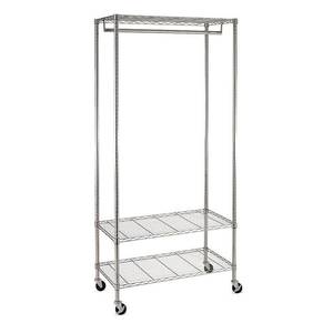 lot 3211 image: Deluxe Garment Rack, 3 Shelf