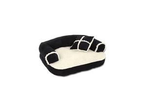 lot 3234 image: Aspen Pet Sofa with Pillow Dog Bed Small Assorted Color