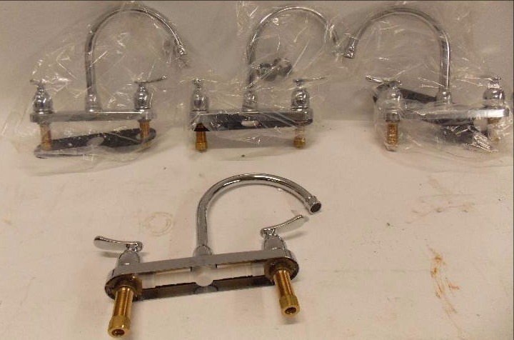 lot 108 image: NEWLot of 4 Faucets