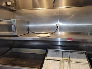 lot 5972 image: 6ft Wall-Mount Stainless Steel Shelf&nbsp