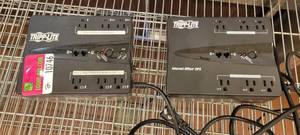lot 10746 image: Lot of 2 Tripp-Lite Battery Back Ups