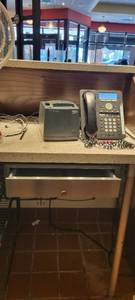 lot 10751 image: Avaya Office Telephone, Ithaca ITherm 280 Receipt Printer, and a Metal Cash Drawer