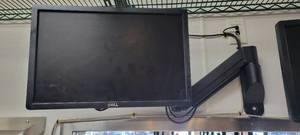 lot 10778 image: Flat Panel Dell Moniter W a Mount and a BUMP BAR