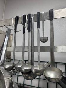 lot 10853 image: Commerical Strainer and Vollrath Ladles&nbsp