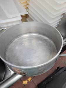 lot 10856 image: Commerical Jacobs Pride Pot and Strainer&nbsp