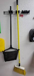 lot 10868 image: 20in Wall-Mount Broom Holder