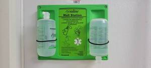 lot 10872 image: Honeywell Eyesaline Wall Station Emergency EyeFace Fash Station