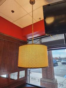 lot 37395 image: Gold 20 Pendant Light