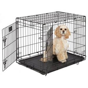 lot 15298 image: MidWest Homes For Pets LifeStages Double Door Dog Crate 30