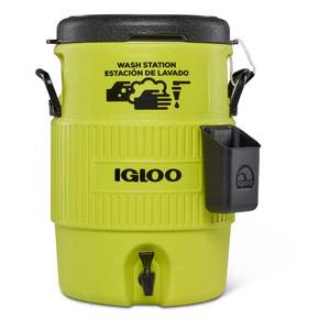 lot 15307 image: Igloo 5 Gallon Handwash Station Cooler - Acid Green