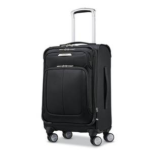 lot 15321 image: Samsonite Solyte DLX 25-Inch Expandable Spinner Checked Luggage in Black