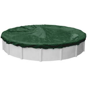 lot 15336 image: Robelle 10-Year Dura-Guard Round Winter Pool Cover 33 ft. Pool