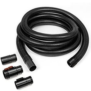 lot 15358 image: WORKSHOP WetDry Vacs Vacuum Accessories WS25022A Extra Long WetDry Vacuum Hose, 2-12-Inch x 20-Feet Locking WetDry Vac Hose for WetDry Shop Vacuums , Black (B019C23JIQ)