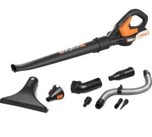 lot 15365 image: WORX WG545.9 20V Work Air Lithium Multi-Purpose BlowerSweeperCleaner Tool ONLY