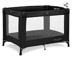 lot 20056 image: Dream On Me Nest Portable Play Yard With Carry Bag And Shoulder Strap, Black