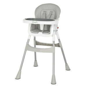 lot 15398 image: Dream On Me Portable 2-In-1 Table Talk High Chair, Gray