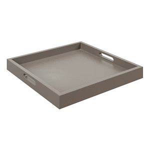 lot 15402 image: Convenience Concepts Palm Beach Tray, Gray